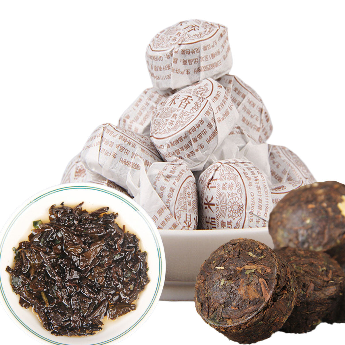 100g Yunnan Puerh Tea Glutinous Rice Flavor Puer Tuocha Black Tea Ripe Pu Er Tea