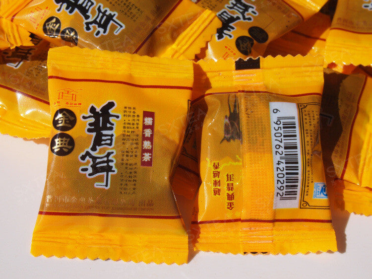 500g Pu-erh Glutinous Rice Aroma Ripe Puer Tea Mini Cake Tuo Cha Tea Cooked Pack