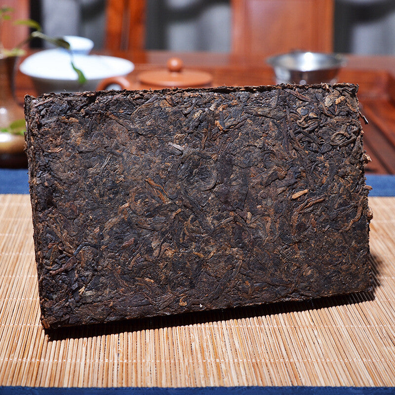 250g Yunnan Pu'er Cooked Tea Old Banzhang Brick Tea Menghai Cooked Tea Brick