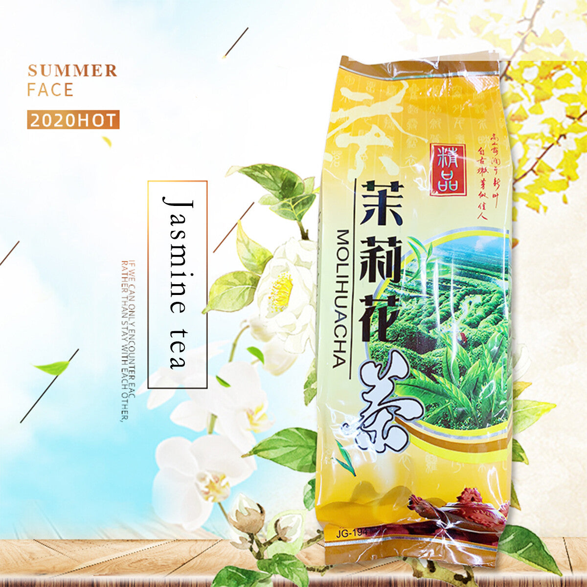 250g Freshest Chinese Flower Tea Jasmine Good Original Herbal TeaLoose Leaf Tea