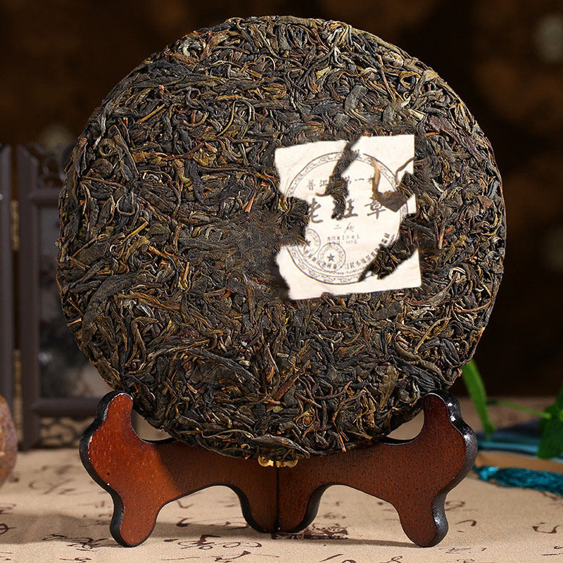 Chinese Cha Pu-Erh Tea Natural Pressed Tea Organic Yunnan Menghai Puer Tea 357g