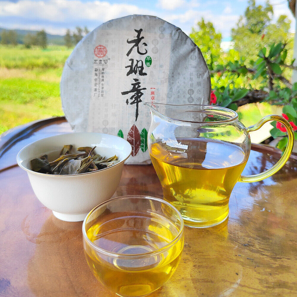 357g Ming Qian Ancient Tree Spring Tea Pu'er Raw Tea Seven Seed Cake Tea
