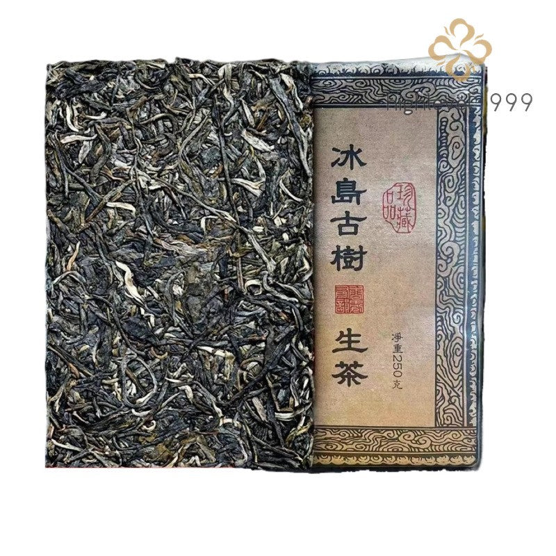 250g Authentic Yunnan 2020 Iceland Ancient Tree Tea Pu'er Tea Raw Tea Bricks