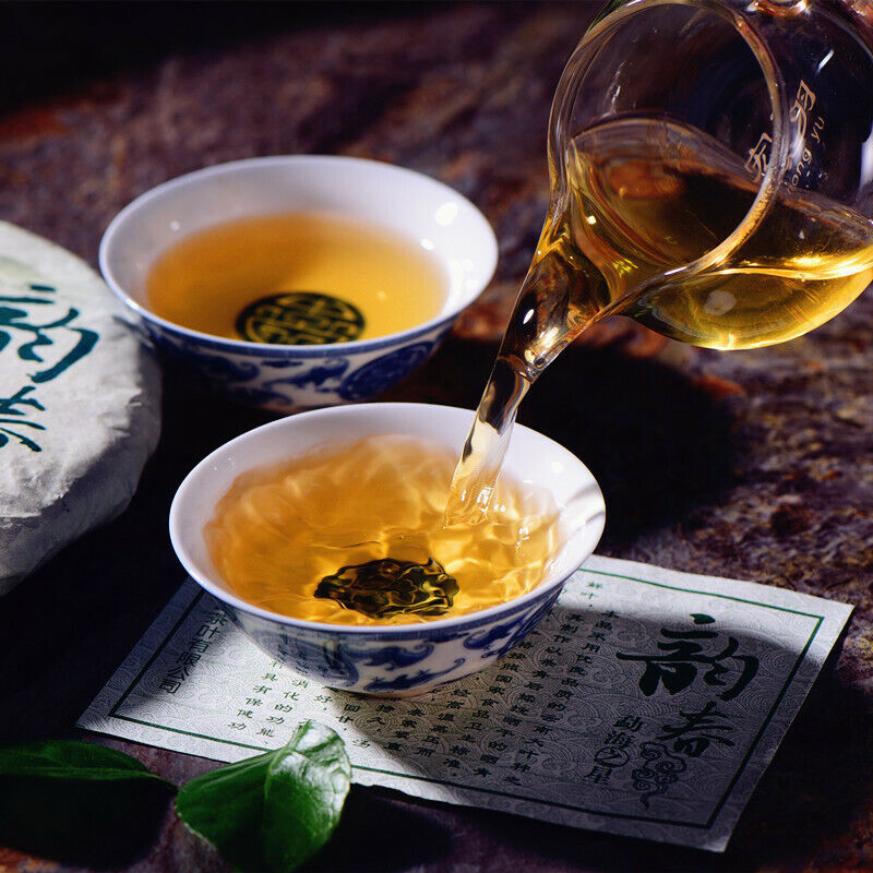 357g Natural Big Tree Pu'er Green Tea Yunnan Pu-Erh Cha Tea Cake Specialty Tea