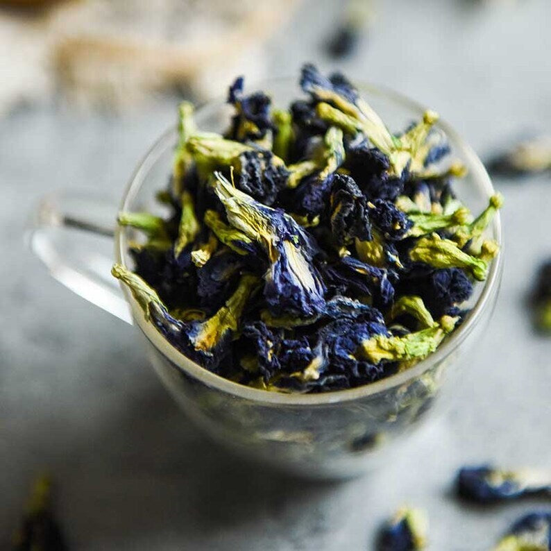 250g Dried Blue Butterfly Pea Flower Tea Herbal Tea Butterfly Clitoria ternatea