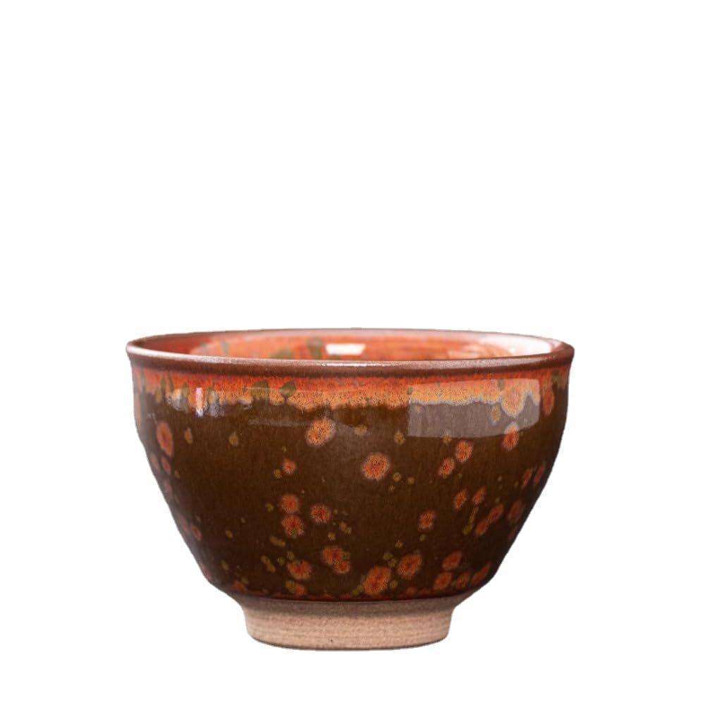 120ml Jianzhan Master Cup Kung Fu Tea Cup Ceramic Tea Cup Tea Set, Red