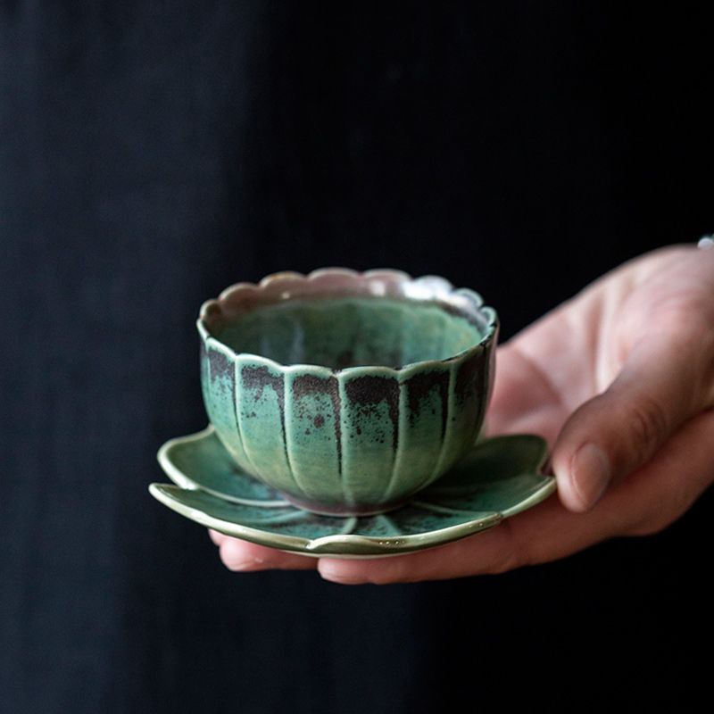 85ml Hand-painted Retro Chinese Ceramic Kung Fu Tea Set Tea Cup Tea Bowl Cup