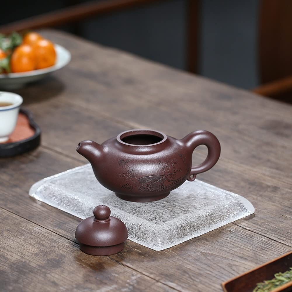 300ml Yixing Purple Clay Teapot Handmade Kung Fu Tea Set Tea Ceremony Kettle