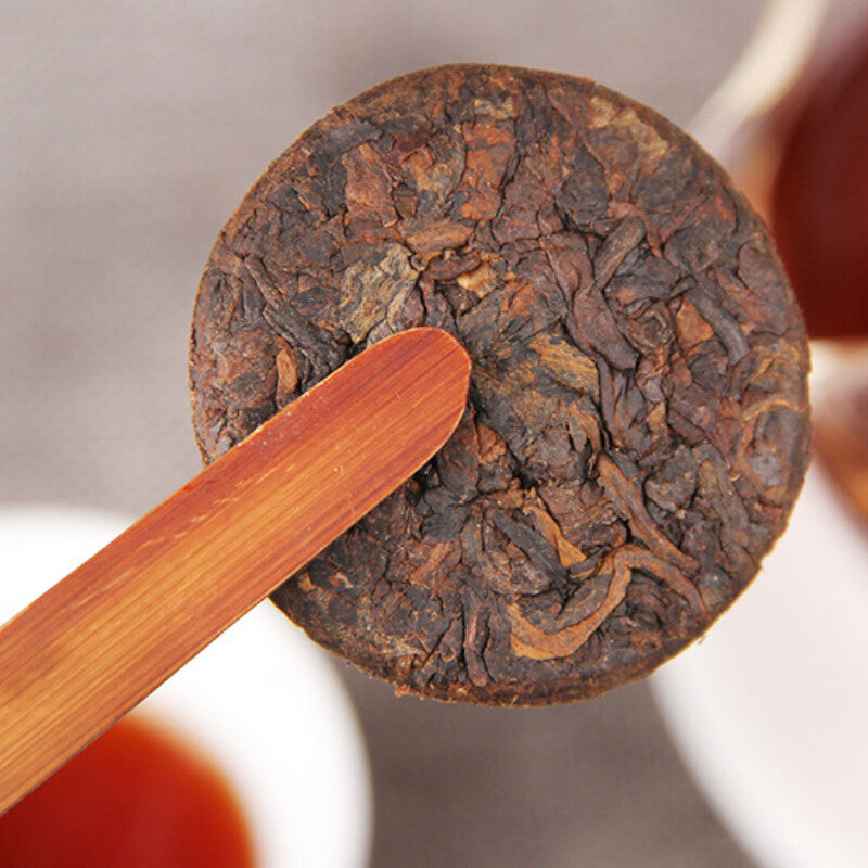 Column Tea Cake Ripe Tea Fermented Craft Tea 200g Top-grade Small Pu'er Tea