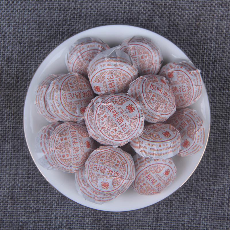 Mini Small Tuo Original Mellow Tea 500g/1.1LB Menghai Pu-erh Tea Ripe Tea