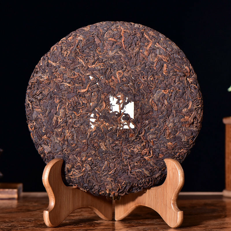 357g Yunnan Pu-Erh Black Tea Pu'er Cooked Tea Cake Tribute Tea Health Drink