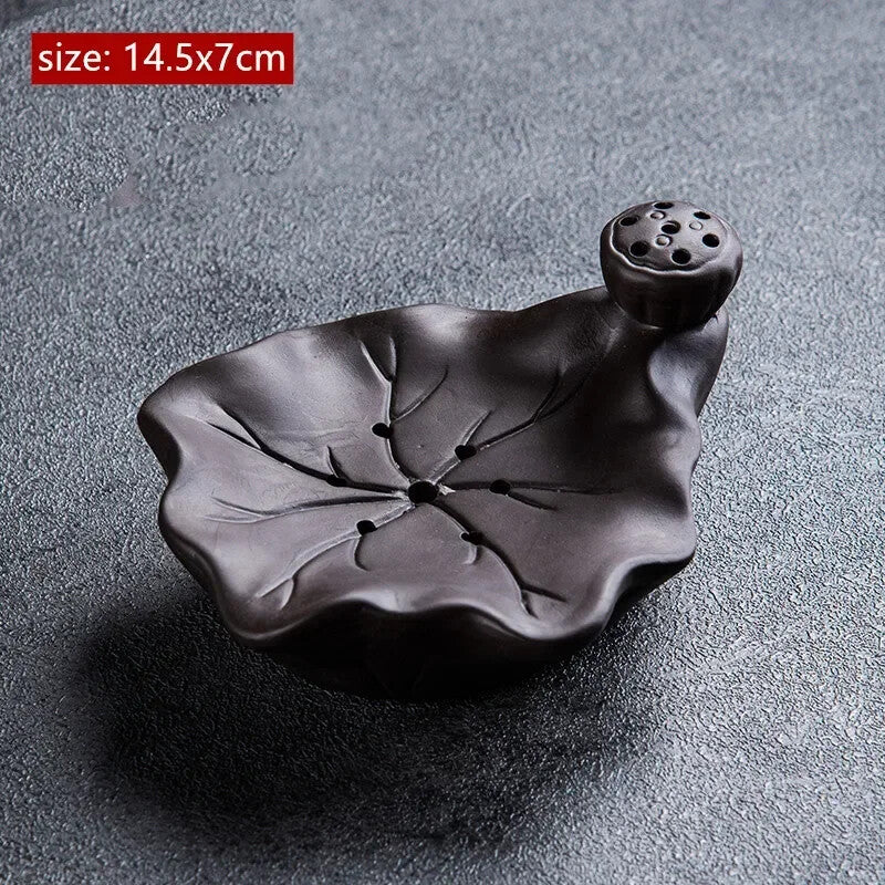 Purple Clay Tea Tray Water Storage Type Tea Sea Zisha Pot Bearing Tea Set Trays