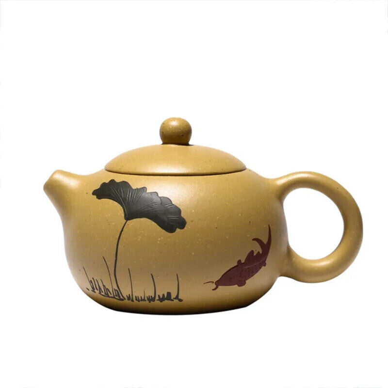 200ML Yixing Classic Tea Pot Purple Clay Xi Shi Teapots Ore Kettle Tea Set