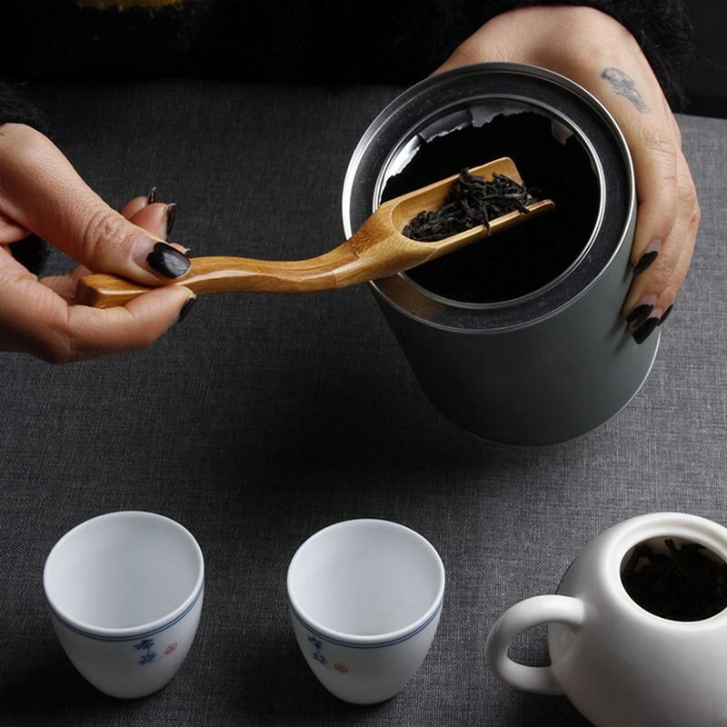 1Pc Natural Bamboo Tea Spoon For Tea Coffee Honey Sauce Spoon Kitchen Tools tea