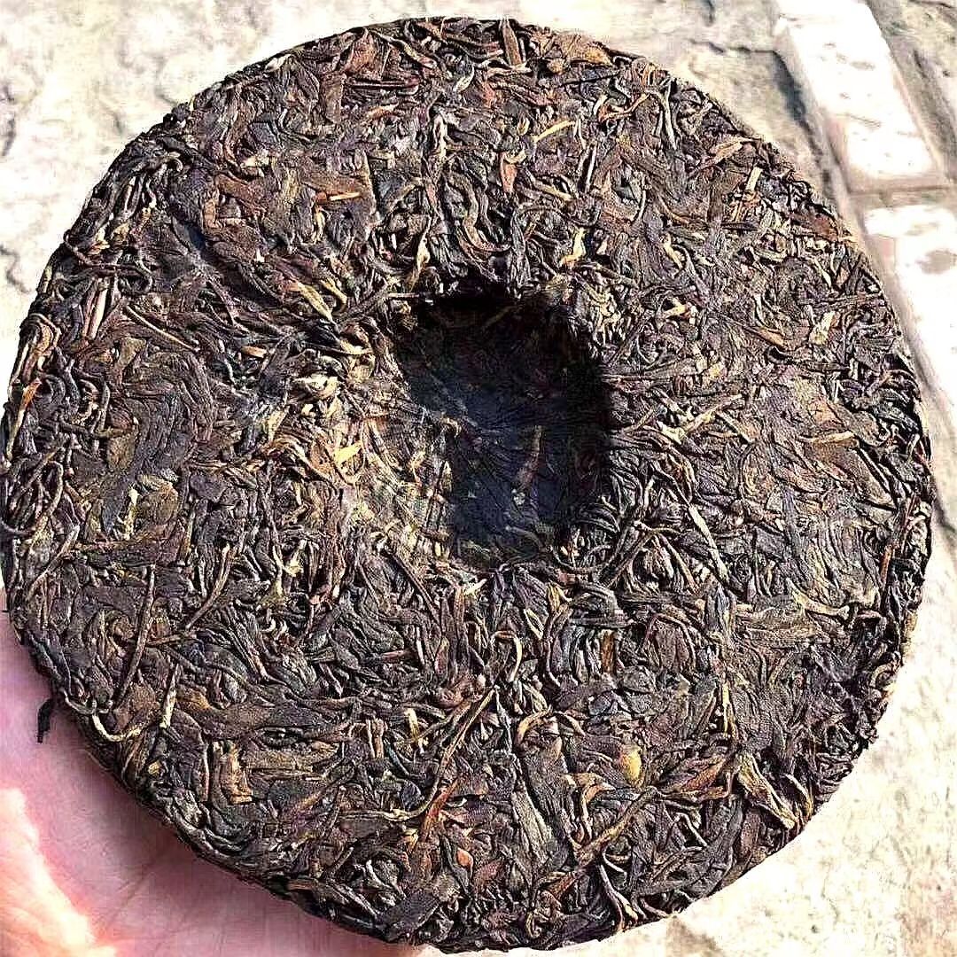 2003 Yunnan Pu'er Tea Shuang Hua Ming Ji Yiwu Old Pu-erh Raw Tea Aged Puerh 357g