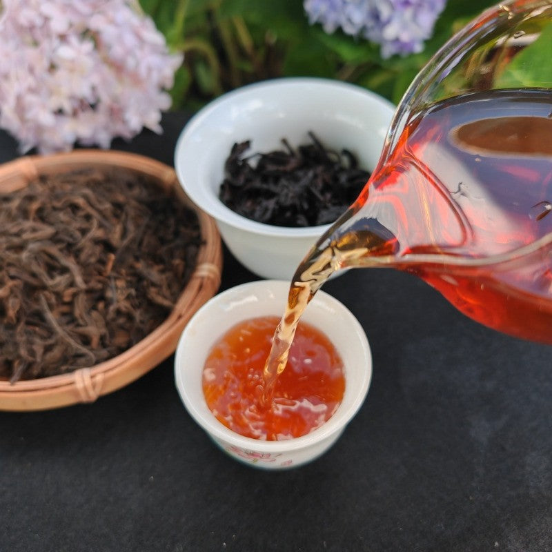 500g Pu'er Tea Ripe Tea 2008 Yi Wu Ancient Tree Tea Authentic Yunnan Bulk Tea