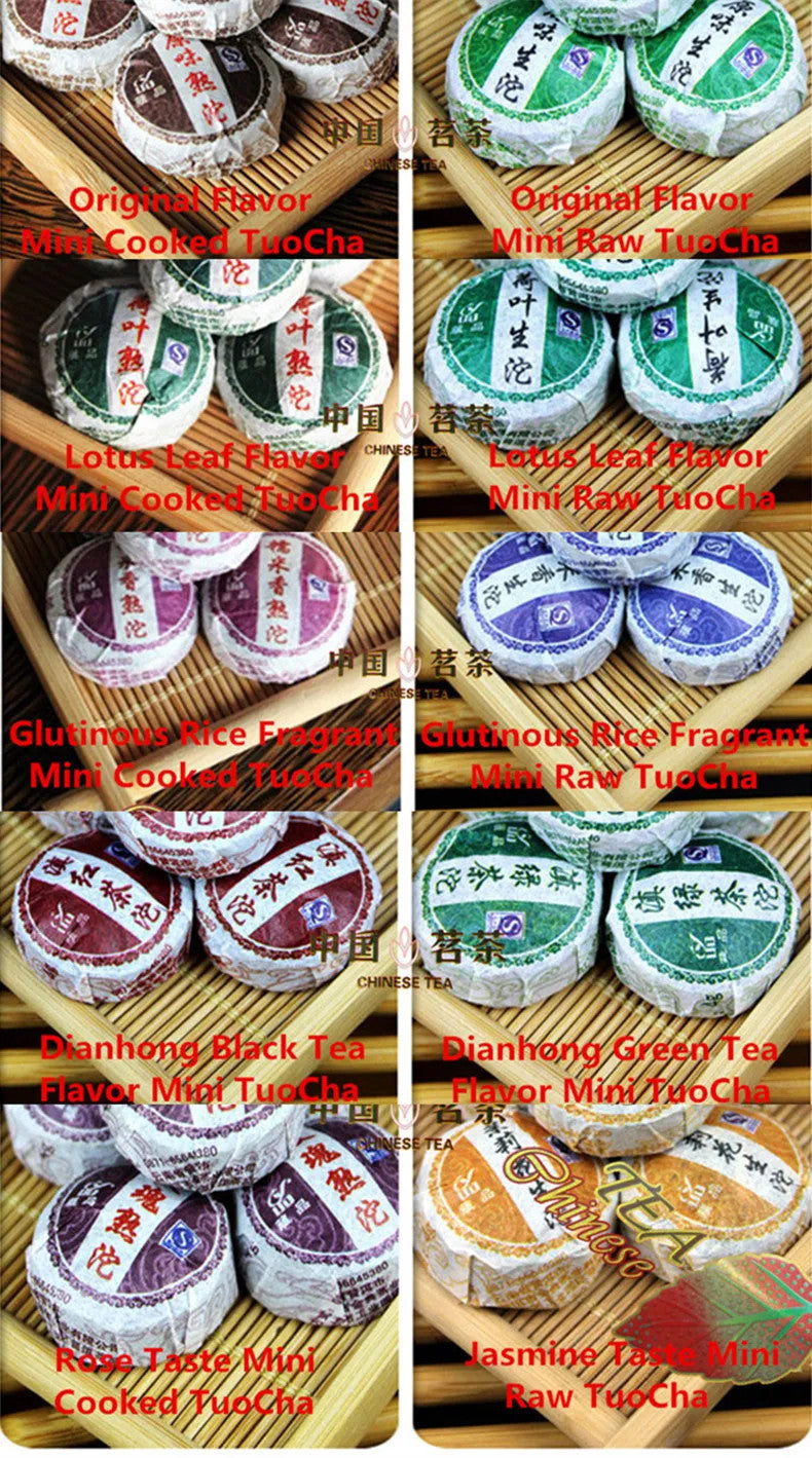 Natural Puerh Tea for Energy 10 Pcs 50g Herbal Drink Women Men