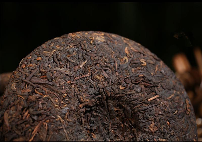 Pu-erh Tea 357g Yunnan Puerh Ripe Tea Wishful Tea-cake Top Class Cooked Puer Tea