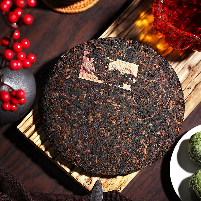 2019 COFCO ChinaTea Pu'er Tea Yunnan Laoshu Chunqiu No.3 Puer Ripe Tea Cake 357g