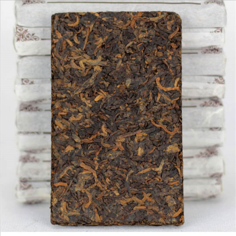 Pu'er Tea Black Tea Top Quality Ripe Puerh Tea 50g Brick Shu Chinese Yunnan Puer