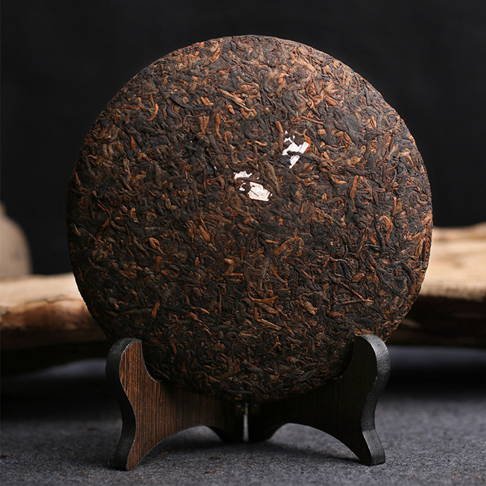 Premium Shudaizi Top Ripe Tea "Jin Zhen Gong Ting" Royal Palace Shu Puer 357g