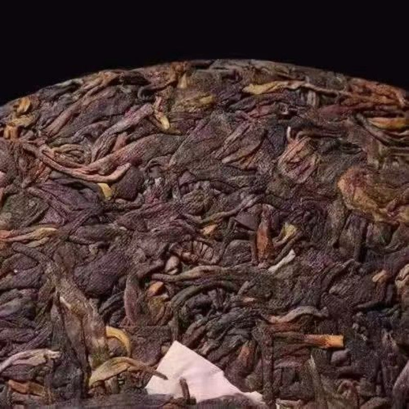 2003 Yunnan Pu'er Tea Yiwu Old Puerh Raw Tea Cake Chinese Aged Pu-erh Tea 357g