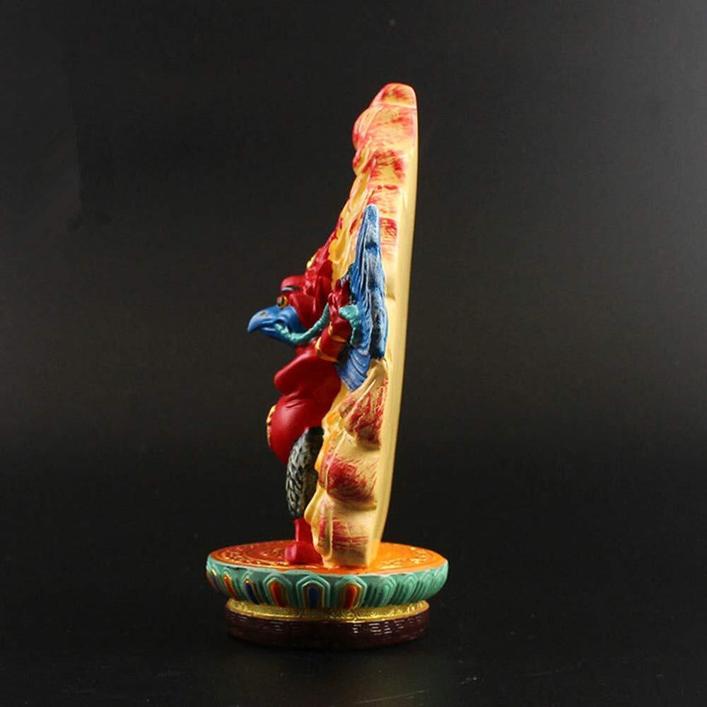 14.5cm Resin Buddhist Bodhisattva ROC Wings Bird Tibetan Figure Buddha Statue