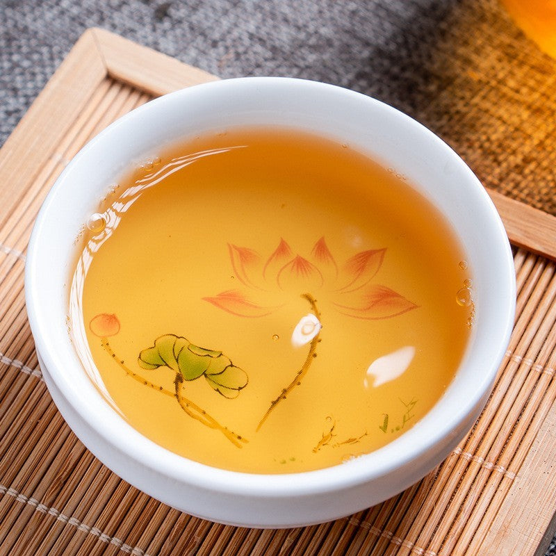 357g Pu'er Raw Tea Golden Leaf 357g Tea Cake Bulang Mountain Spring Tea Cake