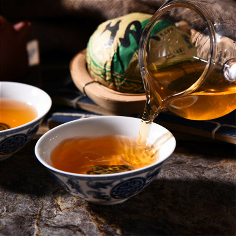 Old Pu-erh Tea Tree Puer Tea Yunnan Shen Pu'er Tea Cake Cha Puerh Tea Cakes 100g