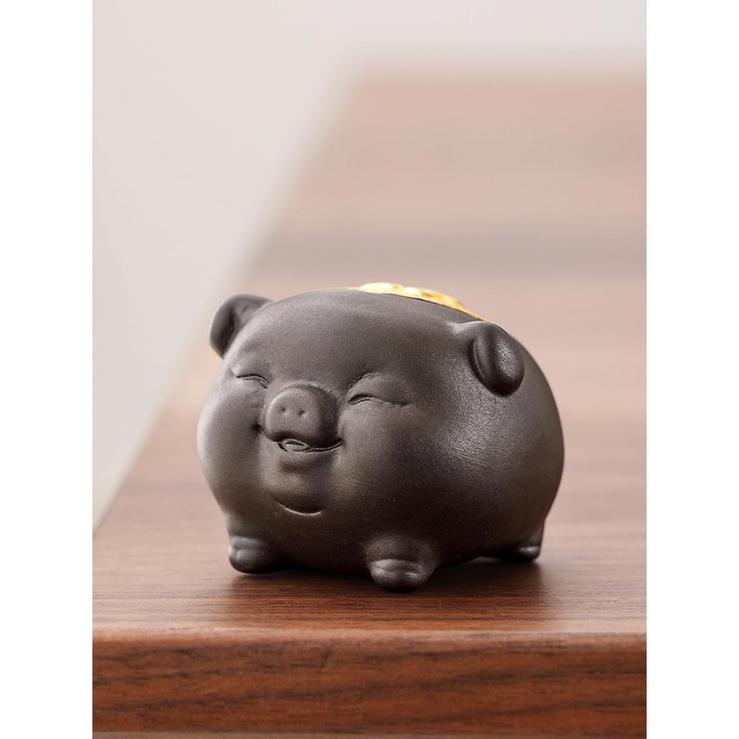 Piggy Tea Pet 4.4cm 1.7in Teapot Cover Holder Kung Fu Tea Tray Accessories