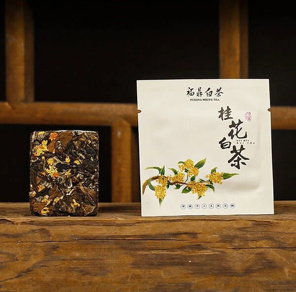 250g Premium FuJian ShouMei White Tea Osmanthus white tea Loose Leaf tea