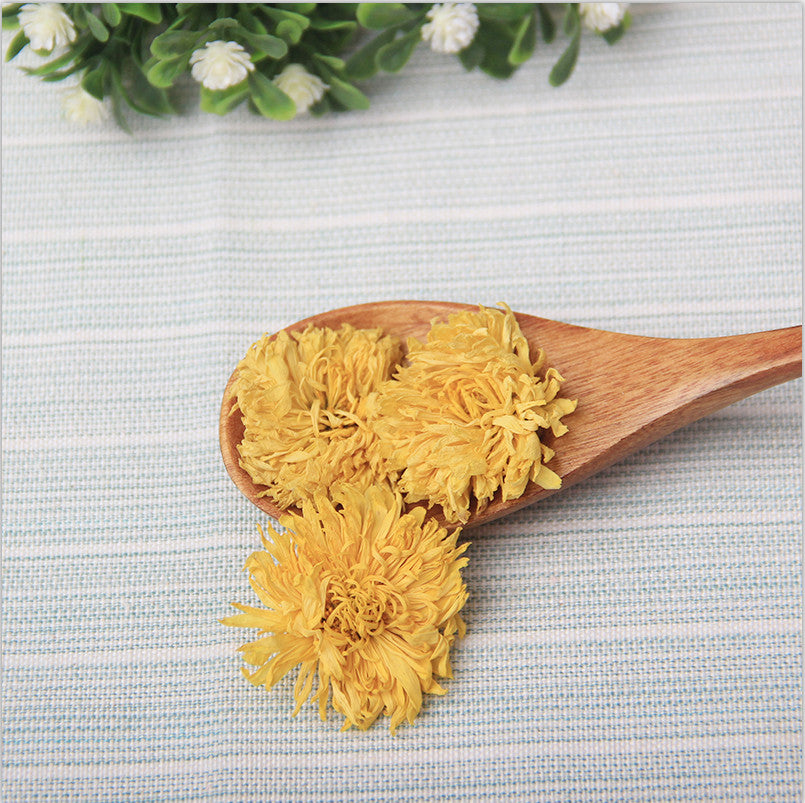 Yellow Chrysanthemum flower tea Tea Loose Dried Blooming Herbal Tea Health Food