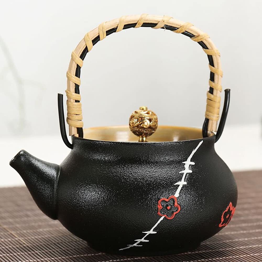 200ml Ceramic Kung Fu Tea Set Teapot Portable Travel Kettle Tea Decor