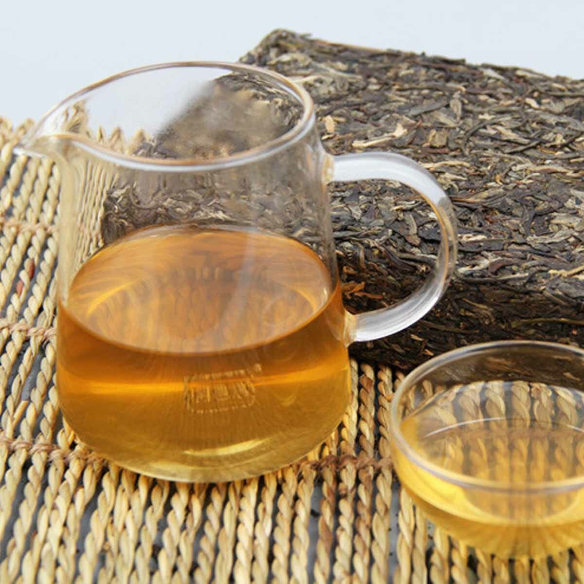 cha Puer Old Tree Tea Chinese High Quality Sheng Pu-erh Brick Green Food 1kg