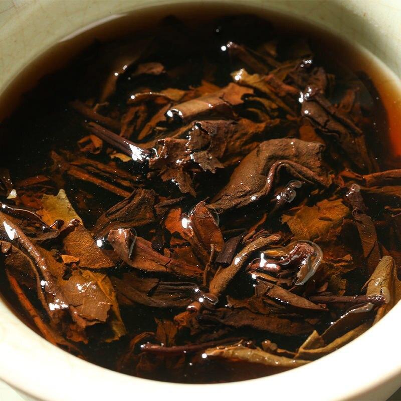 250g Yunnan Shu Puer Tea Menghai Aged Dry Cang Old Tea Ripe Pu Er Tea Compressed