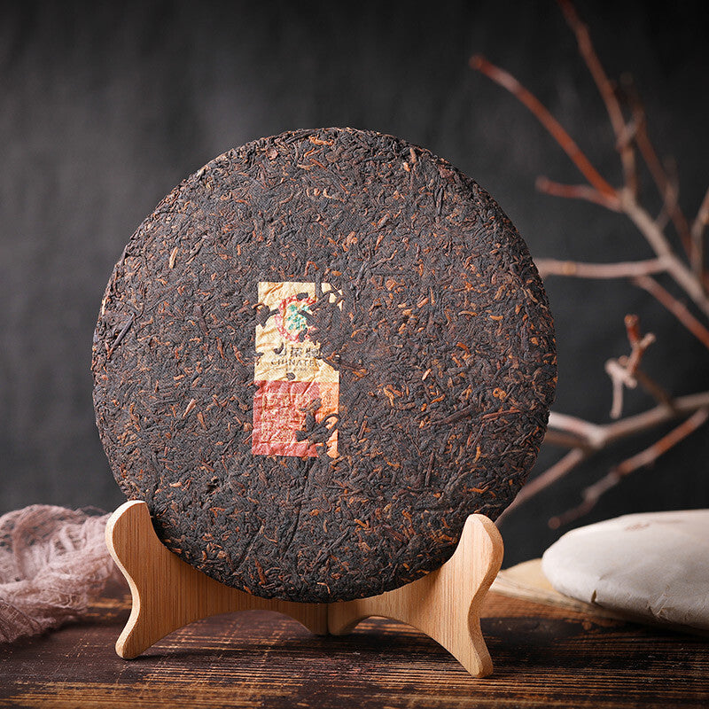 Junyin Gan Chun * 2018 ZhongCha ChinaTea Puer Cooked Tea Pu'er Ripe Tea 357g