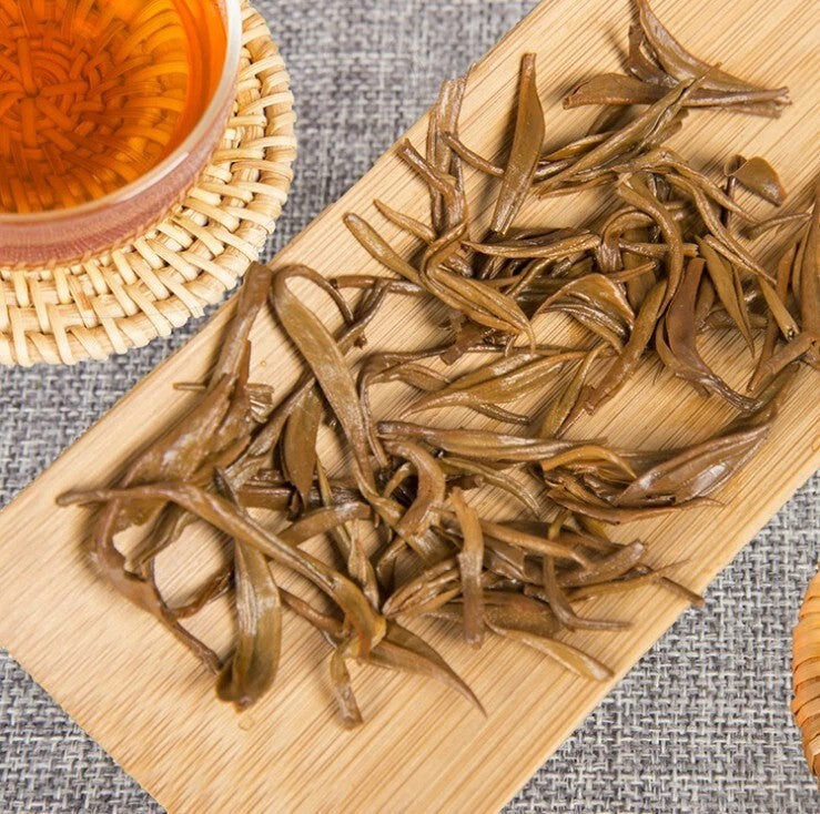 250g Yunnan golden snail black Tea Bi Luo Chun tea,Dian Hong JinSi Snail tea