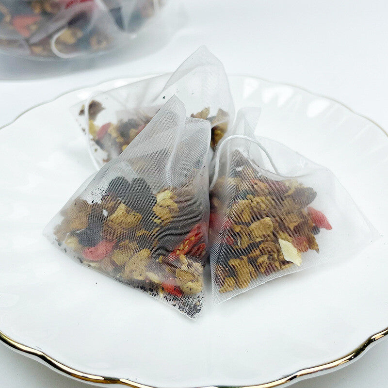 Date Tea for Men Energy and Wellness Support Ginseng Mulberry Goji Berry Red