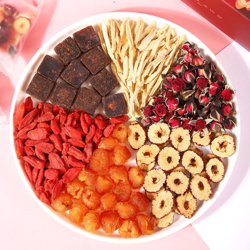 150g Rose Brown Sugar Ginger and Jujube Tea Goddess Qi Blood Tea Health Tea Bag