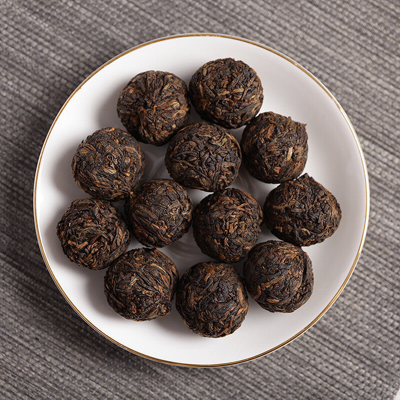 500g Yunnan Puer Tea Icelandic Ripe Tea Dragon Pearl Small Tuocha Large Tree Tea