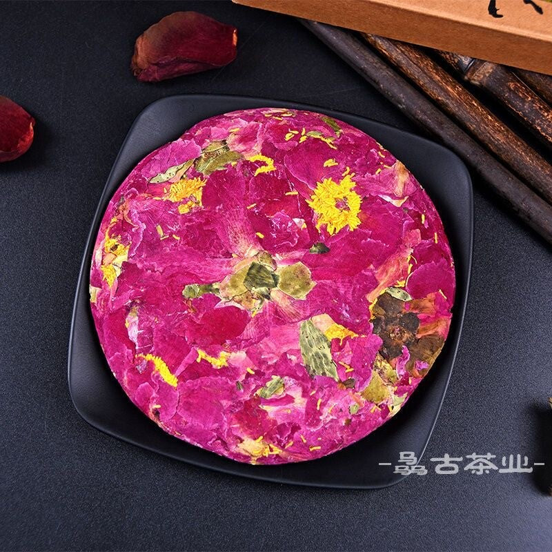 Flower Tea Cake Peony Blooming Tea Nectar Scented Herbal Green Health Tea 牡丹花茶