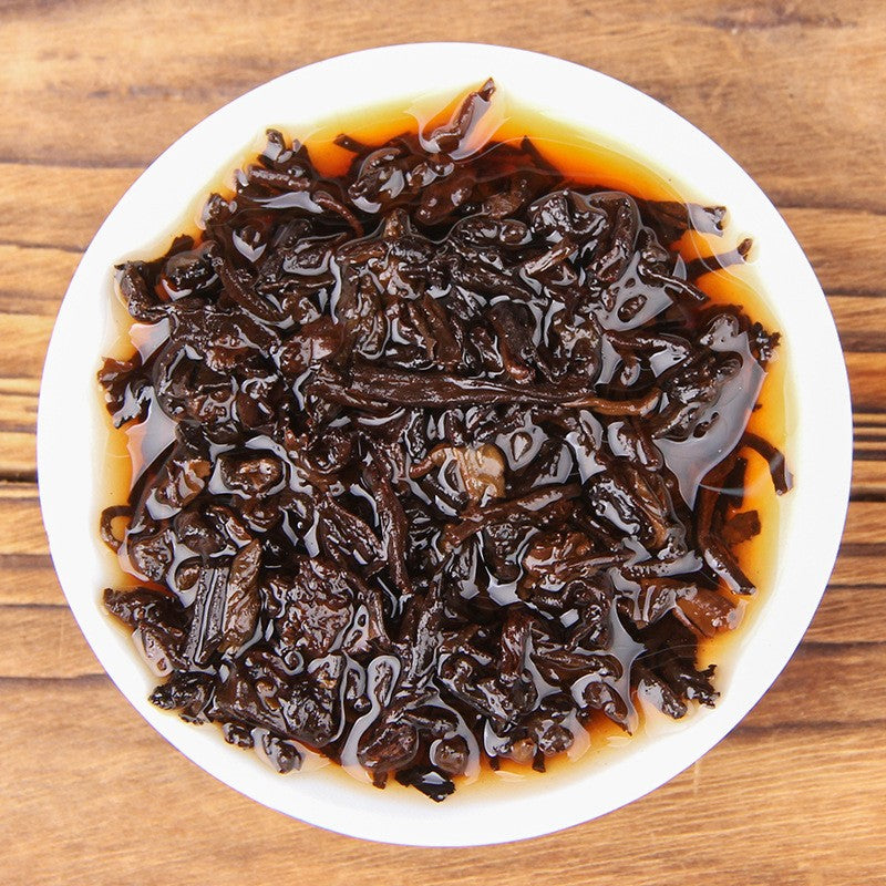 36g 2025 Ban Zhang Ripe Pu'er Tea Agarwood Old Ripe Tea Mini Small Tea Bricks