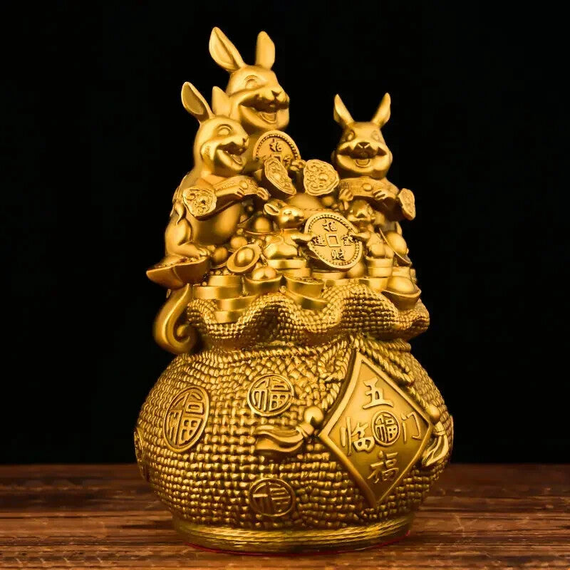 Lucky Copper Animal Ornaments Home Living Bedroom Feng Shui Sculptures Ornaments
