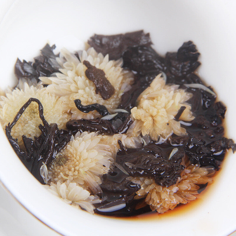 Chrysanthemum Pu'er Tea Cake Pu'er Ripe Tea Leaves 100 Grams