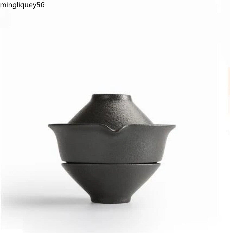 Teapot Ceramic Tea Cup Set Portable Travel Tea Set