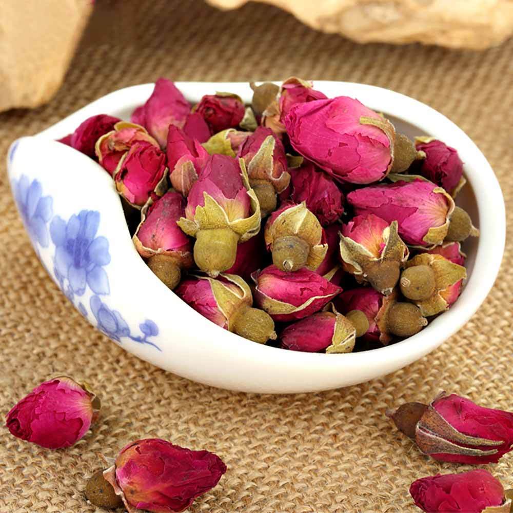 Rose Tea 2024 Rose Bud Tea Natural Blooming Flower Tea to Lose Weight