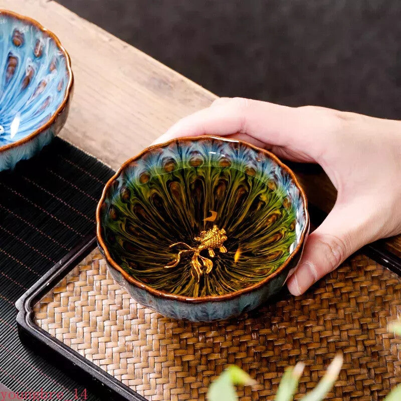 Tea Cup Ceramic Teacup Master Cup Kung Fu Tea Set Tea Bowl Home hospitality cup