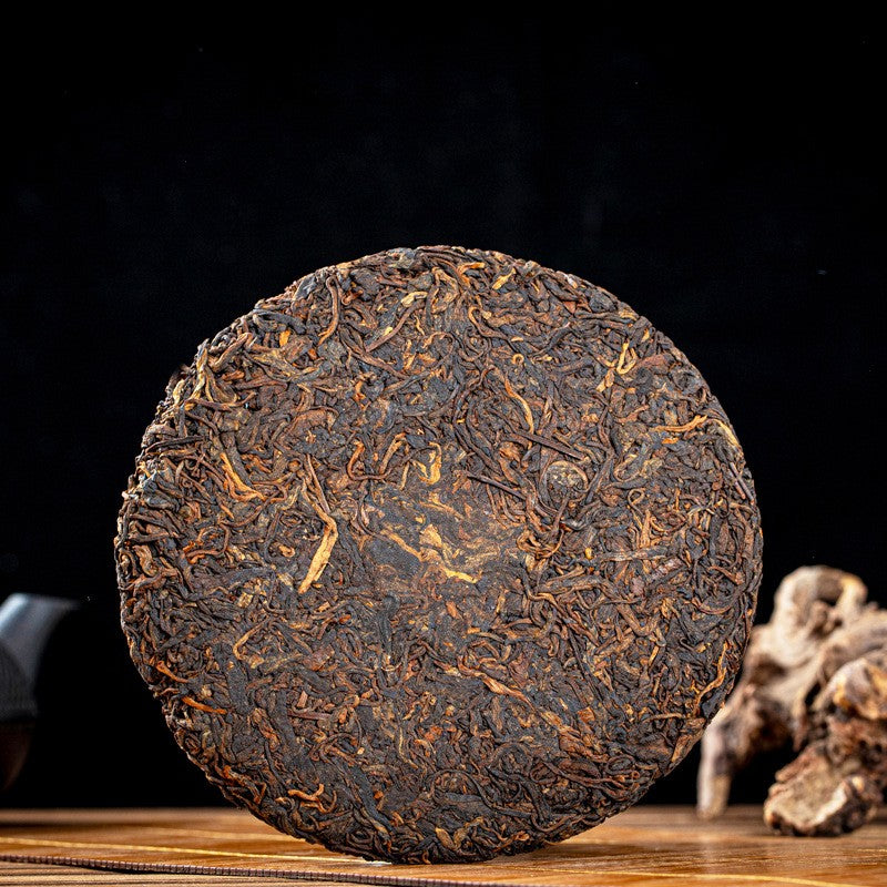 357g Yunnan Royal Court Chen Nian Pu'er Tea Ripe Tea Cake Iceland Qizi Cake Tea