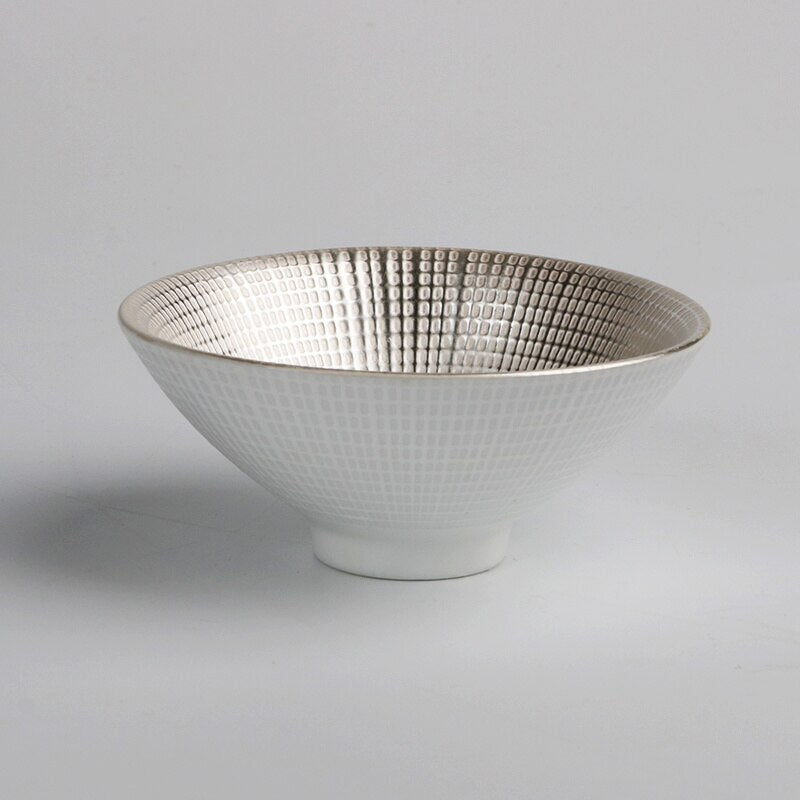 8.5cm Handmade Gilt Silver Tea Cup Ceramic Kung Fu Tea Cup Tea Cup 60ml