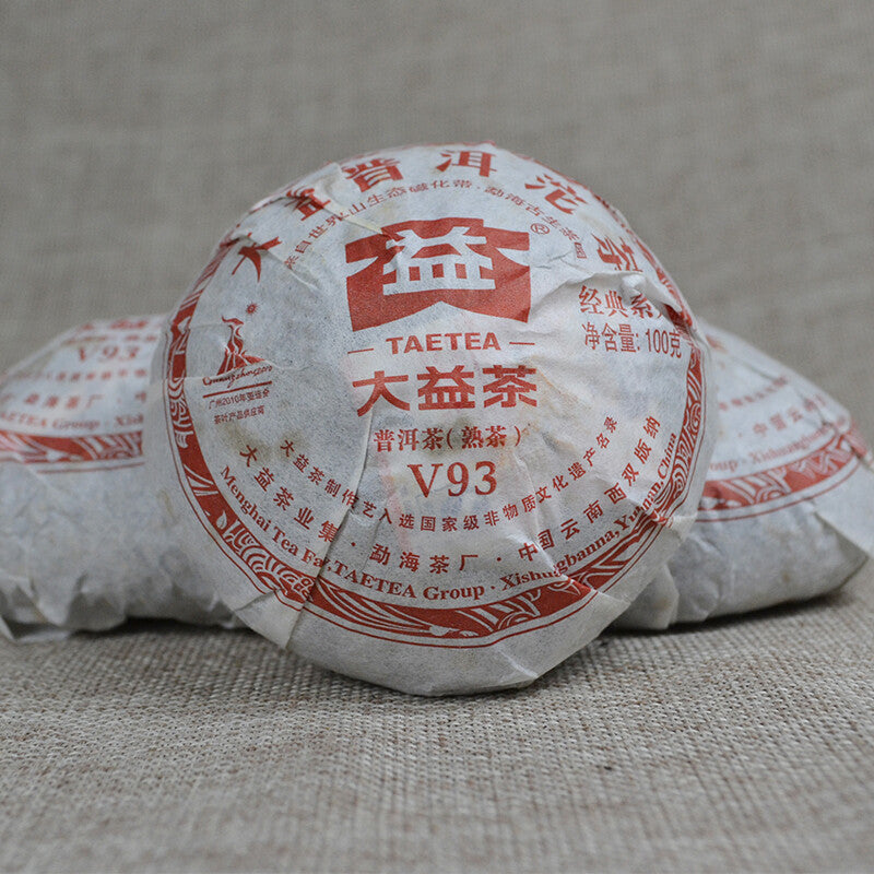 Pu Erh V93 Tea * 2010 TAETEA Menghai Dayi Pu-erh Tea Tuo Cha Puer Ripe Tuocha